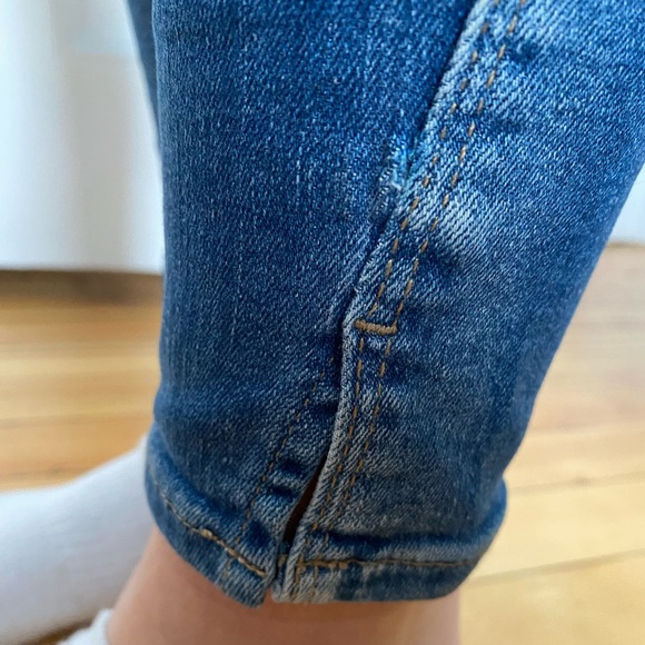 All Saints Twisted Mast Cropped Jeans Size 27 - Picture 2 of 6